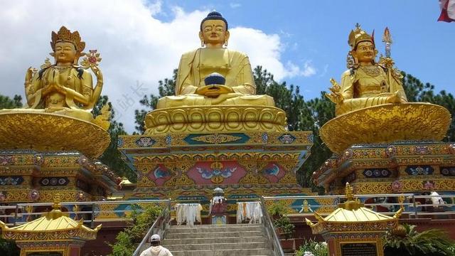 尼泊尔 斯瓦扬布纳特寺 佛教 加德满都 文化 祈祷 舍利塔