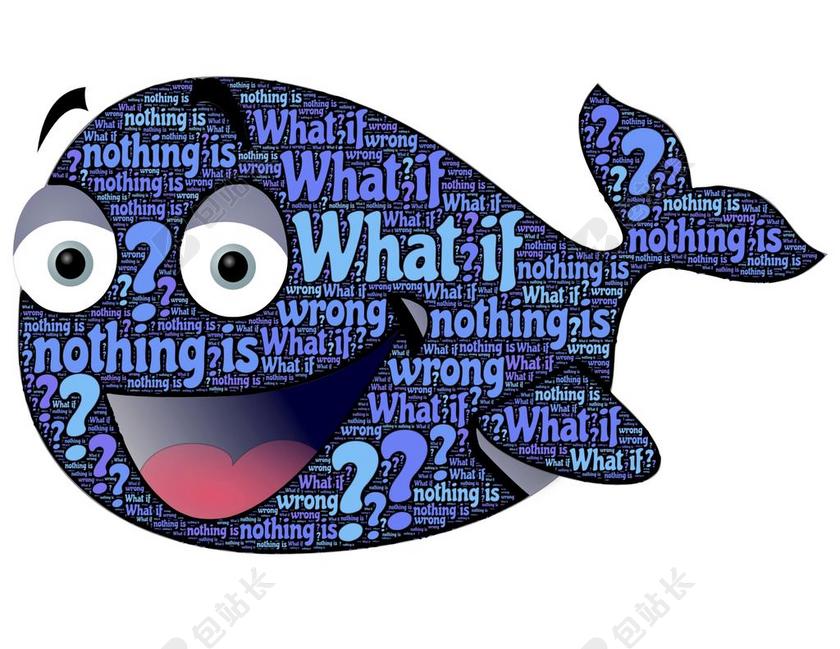 艺术时尚鲸鱼涂鸦背景图片