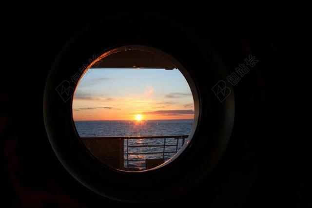 LUCKE 日落 水 北海 船 船舶 太阳 海 湖 湖上