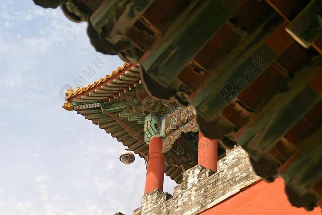 屋顶 中国 龙 故宫 架构 北京 宫殿 装饰