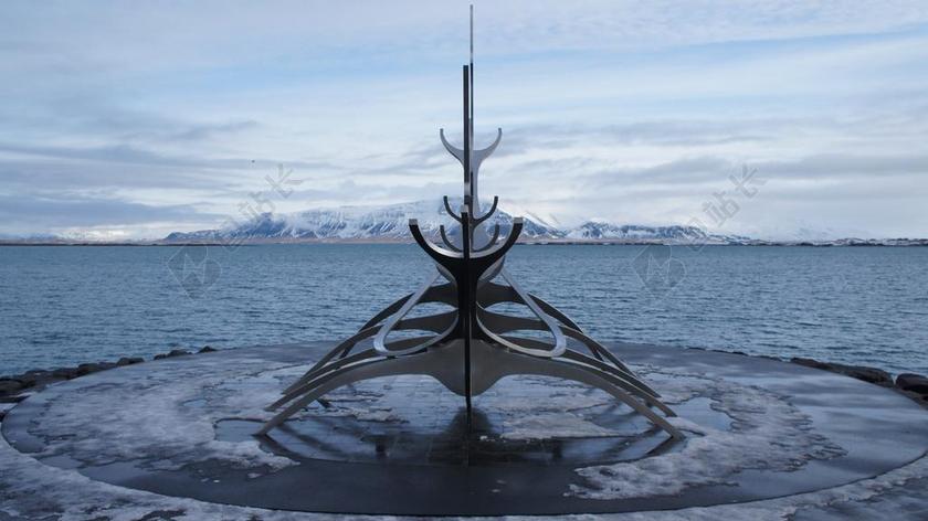 冰岛 雷克雅未克 北欧海盗 SOLFAR 太阳航海家 景观 海