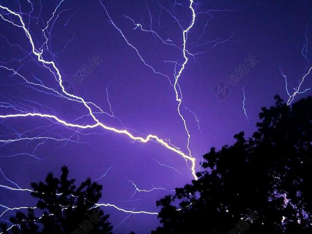 闪电 罢工 夜 风暴 螺栓 天气 雷暴 电力 自然 天空