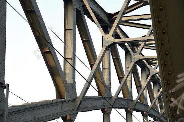现代城市建筑桥梁设计框架背景图片