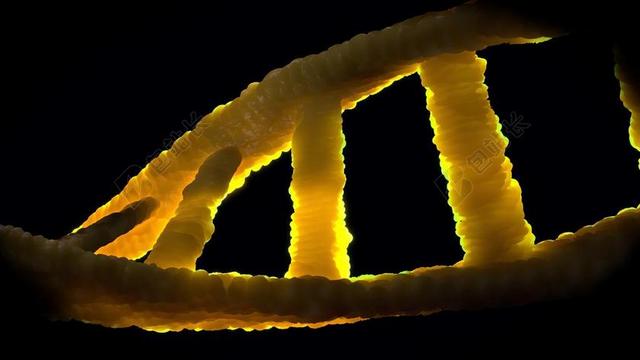 黑色生物学双螺旋结构分子研究背景图片