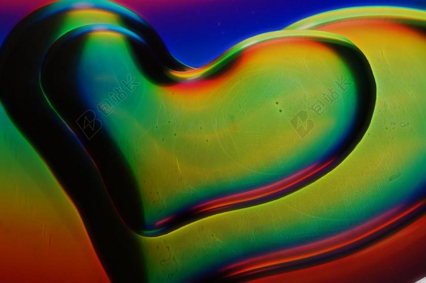 彩色符号浪漫多彩的爱心图案爱情爱心背景图片