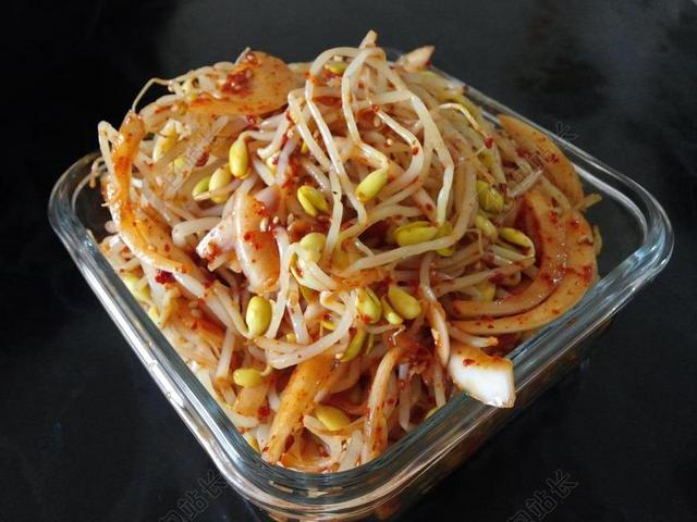豆芽 芽 小菜 大韩民国 食品 烹饪 农村餐桌 饭厅 餐饮