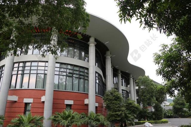 现代城市建筑学校建筑背景图片