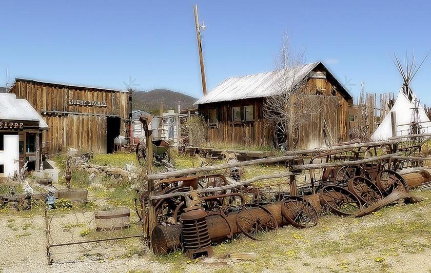 伊利沙伯镇 遗产 新墨西哥州 美国 建筑物 古代 古董 古建筑