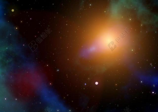 黑色夜晚星海星空科技研究背景图片