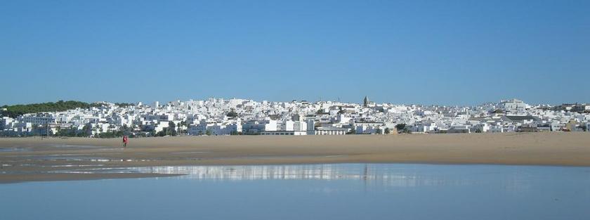 安达卢西亚 海滩 假期 西班牙 海岸 白色的村庄 海边