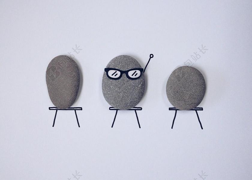 摄影时尚创意艺术涂鸦石头背景图片