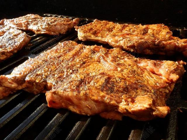 烧烤 烤 烤架 肉 牛排 美味 牛肉 吃 食品 进餐
