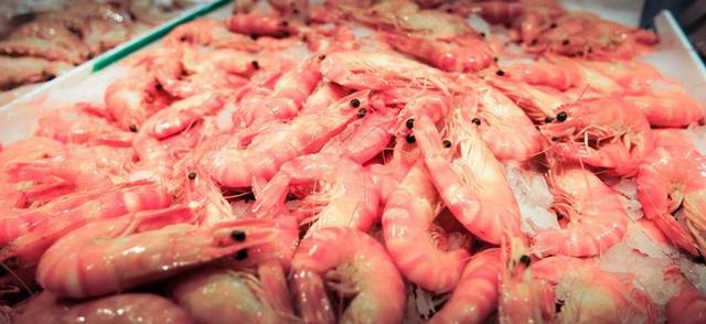 海鲜 虾 美食 新鲜 美味 市场 冰 好吃 捕捉 吃
