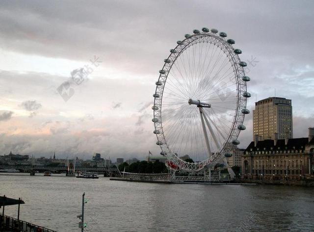 伦敦 天空 城市 河 英国 旅游 著名 欧洲 英语 水
