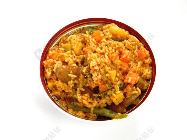 餐饮饮食蛋炒饭饮食食物背景图片