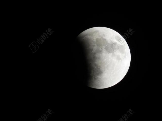 月亮 圆月 日食 全 夜 满月 天空 空间 黑 黑暗 光