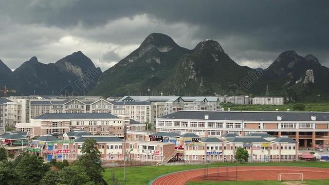 校园 山水 风景