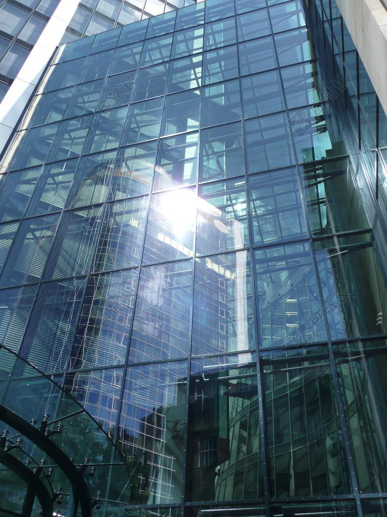 摩天大楼 玻璃幕墙 法兰克福 玻璃 窗口 城市 金融区 经济