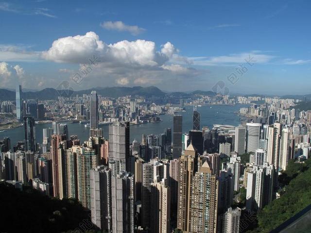 香港 城市 摩天大楼 建设 预订 大都会 城市景观 天际线