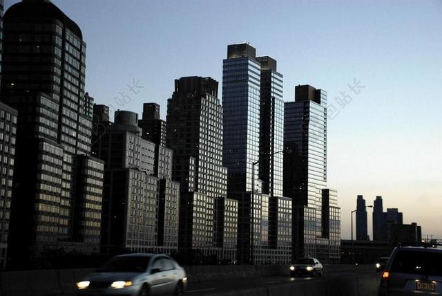 建筑简约纽约城市宣传背景图片