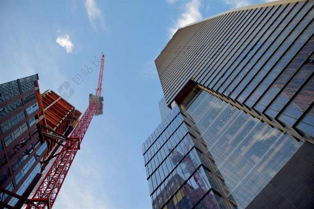 起重机 纽约城 城市 建设 新 纽约 摩天楼 曼哈顿 纽约市