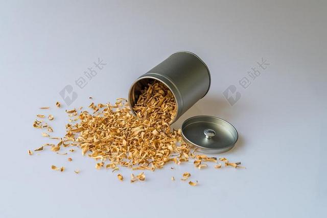 茶艺茶道设计金属器皿干花背景图片