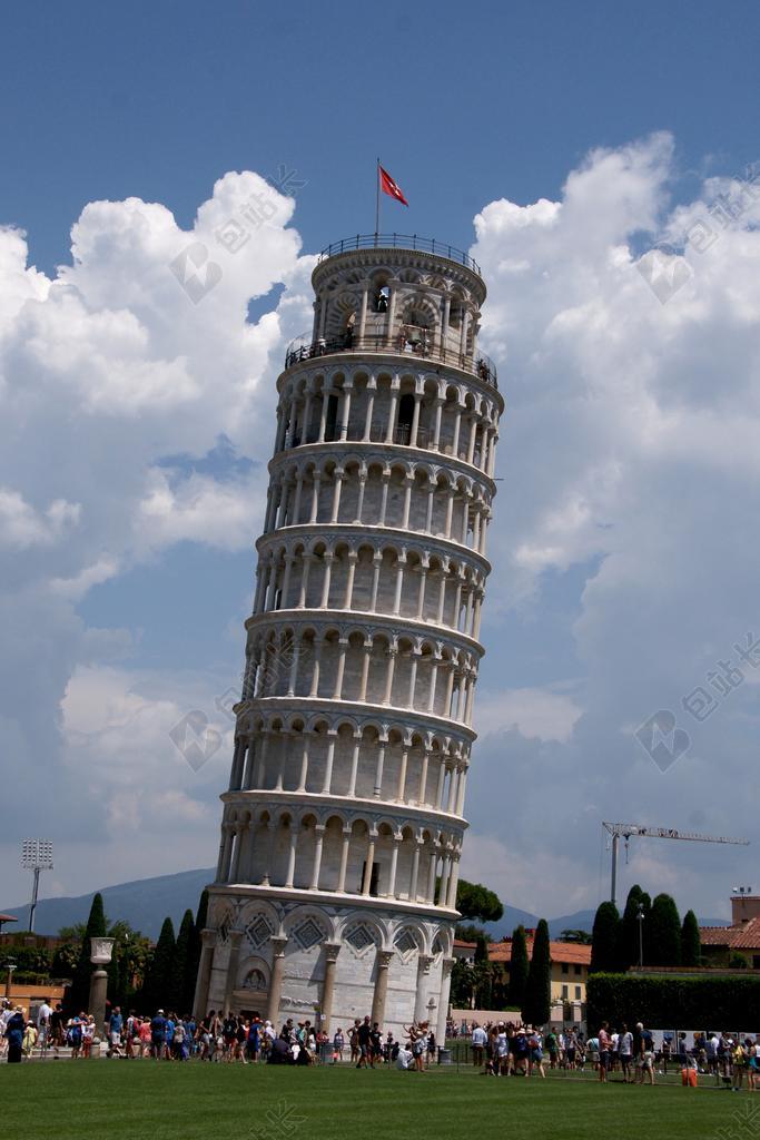 比萨斜塔 比萨 塔 意大利 结构 倾斜 欧洲 旅行 著名