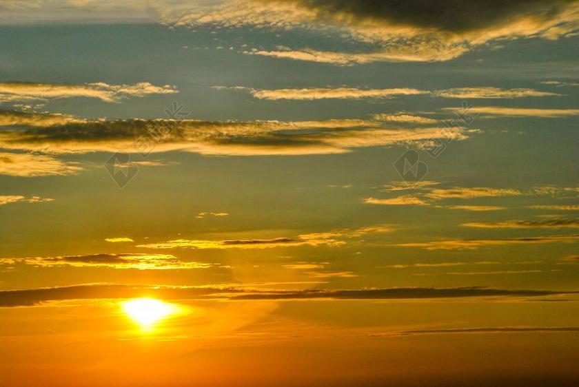 户外自然景观天空日落景象背景图片