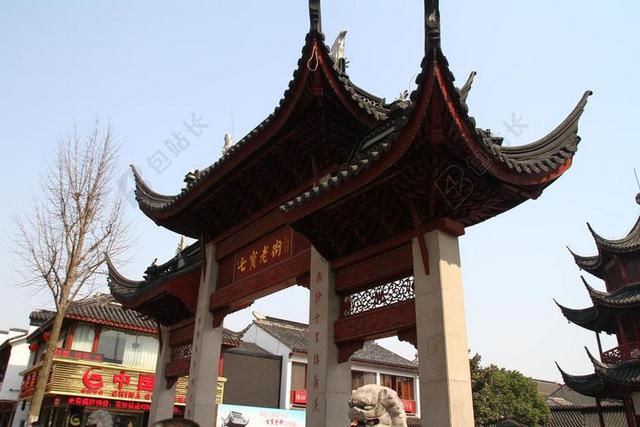 中国古建筑 八角楼 七宝