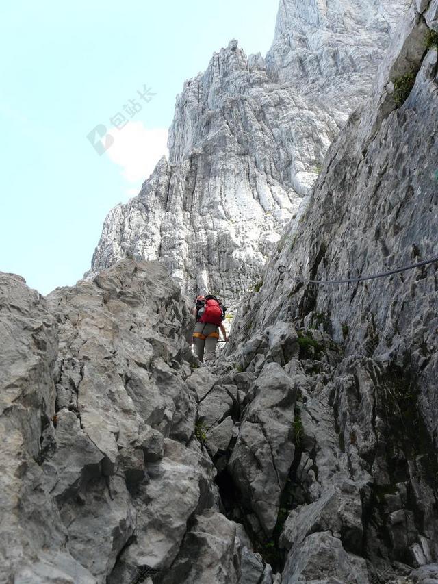 石装订线 岩 攀登 远足 登山 WILDERKAISER 山
