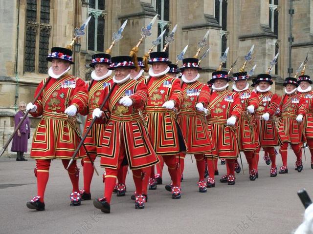 自耕农 守卫 伦敦 BEEFEATER 英格兰 英国 礼仪