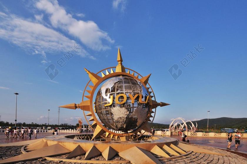 常州嬉戏谷 正大门 奇幻世界 喷泉