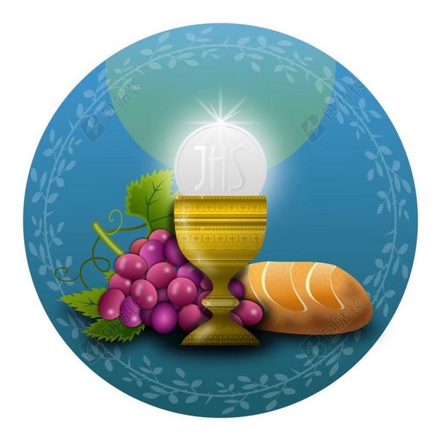 宗教 圣体圣事 圣杯 葡萄 面包 主持人 信仰 交流