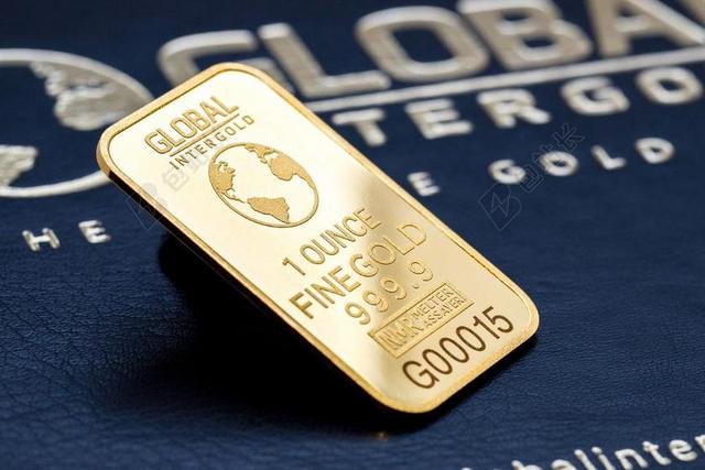 金融商务比特币黄金背景图片