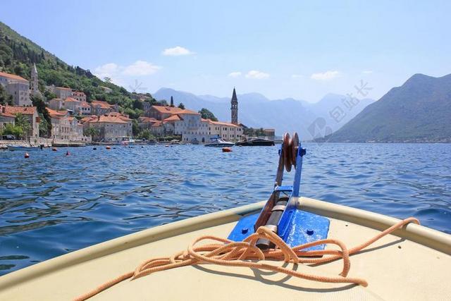 黑山 PERAST 博卡 湾 博卡海湾 景观 海 水 旅行
