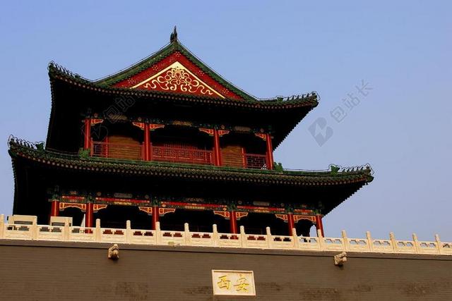 中国 天津 文化 历史 城楼 古建筑 历史建筑