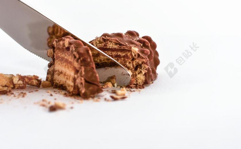 刀 巧克力 刀具 切 食品 小蛋糕 甜点 不锈钢 甜 坚果