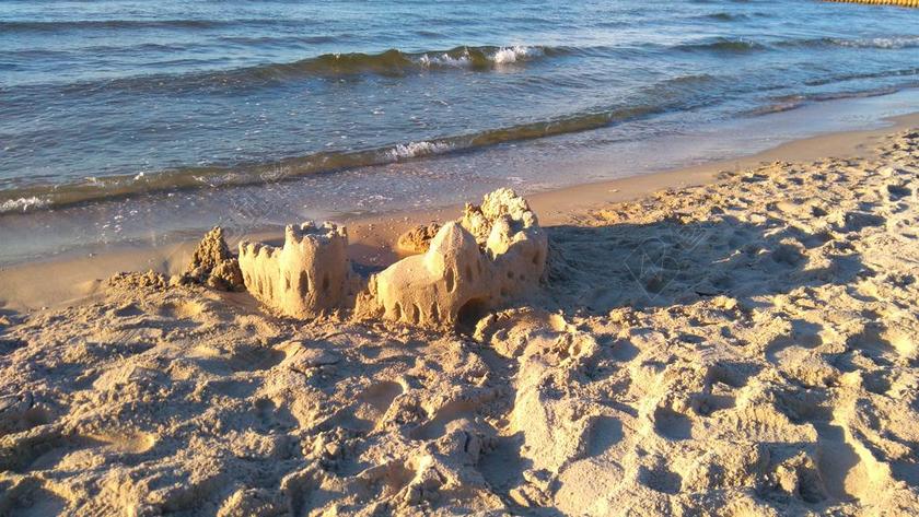 桑德伯格 沙海滩 波罗的海 播放 海滩 沙 挖