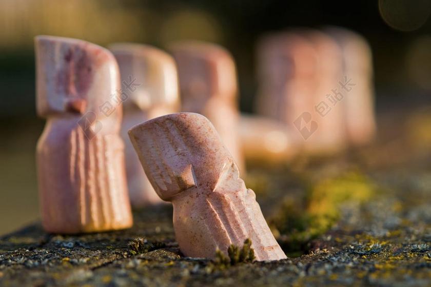 唯美非洲棋子背景图片