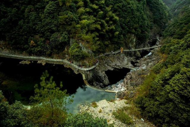 磐安十八涡景区 山谷 幽静 秋景