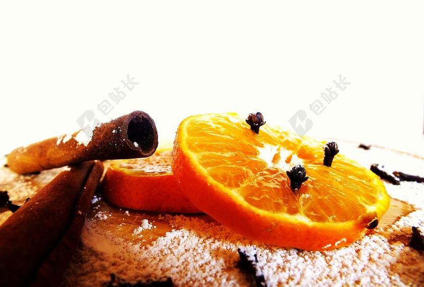 餐饮唯美圣诞节主题蛋糕背景图片