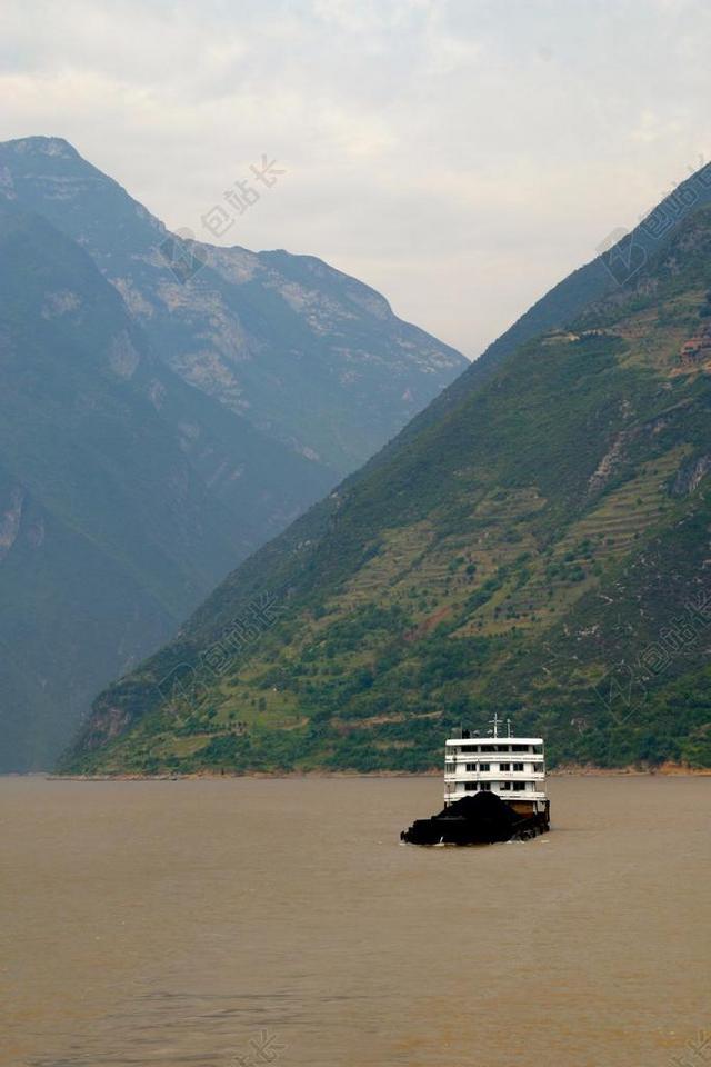 河 峡谷 岩 水 景观 山 桥 水运行 中国 三峡 长江