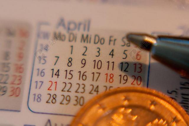 日历 日期 时间 笔 办公室 任命 日程安排 个月 4 月
