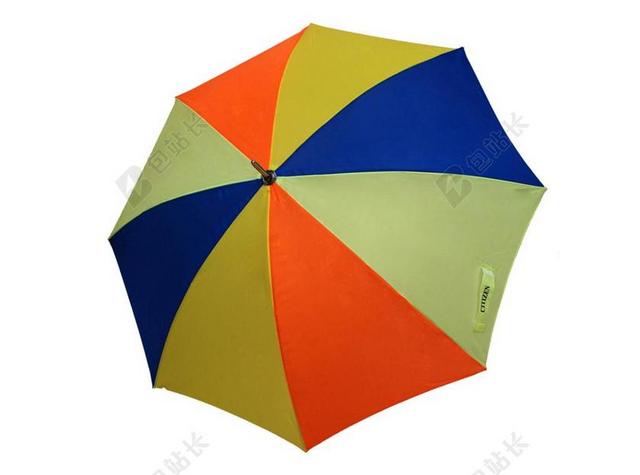 时尚七彩儿童雨伞背景图片