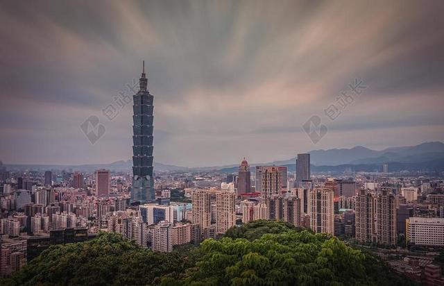 现代城市建筑摩天大楼背景图片