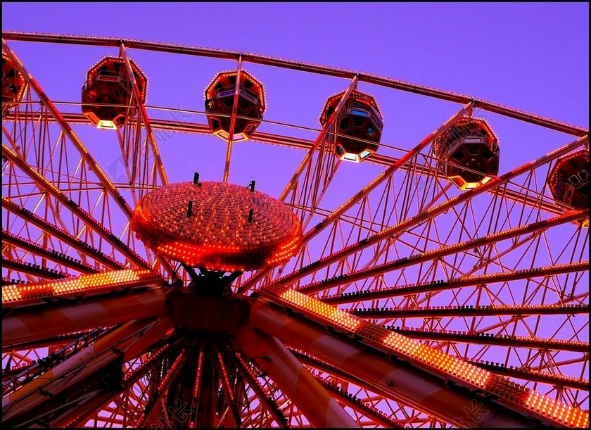 摩天轮 公平 民俗节日 游乐项目 CARNIES 骑 年市场