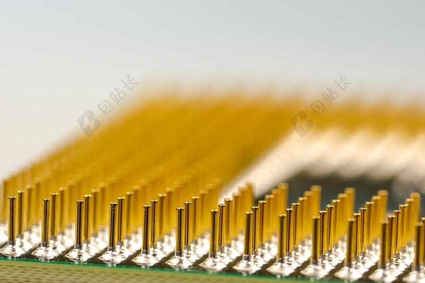 黄白机械细小整齐排列的小配件机器配件背景图片