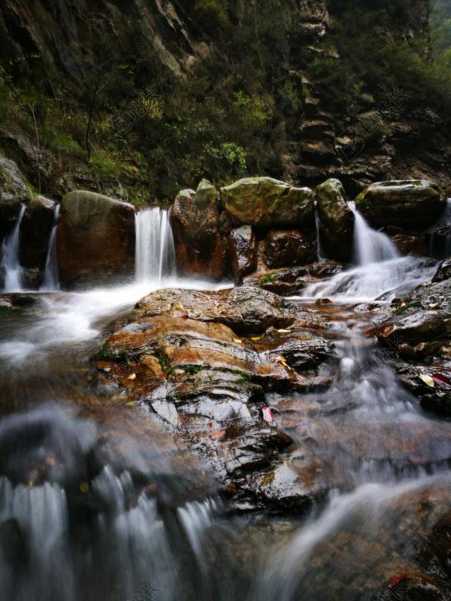 雾灵山 小溪 瀑布