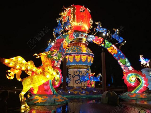 时尚中国灯笼节背景图片