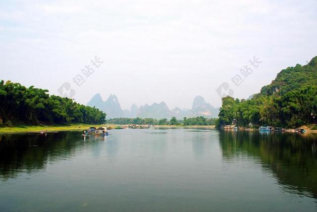 中国 阳朔 漓江 船 渔夫 谷 竞选活动的几点思考 景观 山